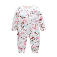 Load image into Gallery viewer, Floral Long Sleeve Jumpsuit